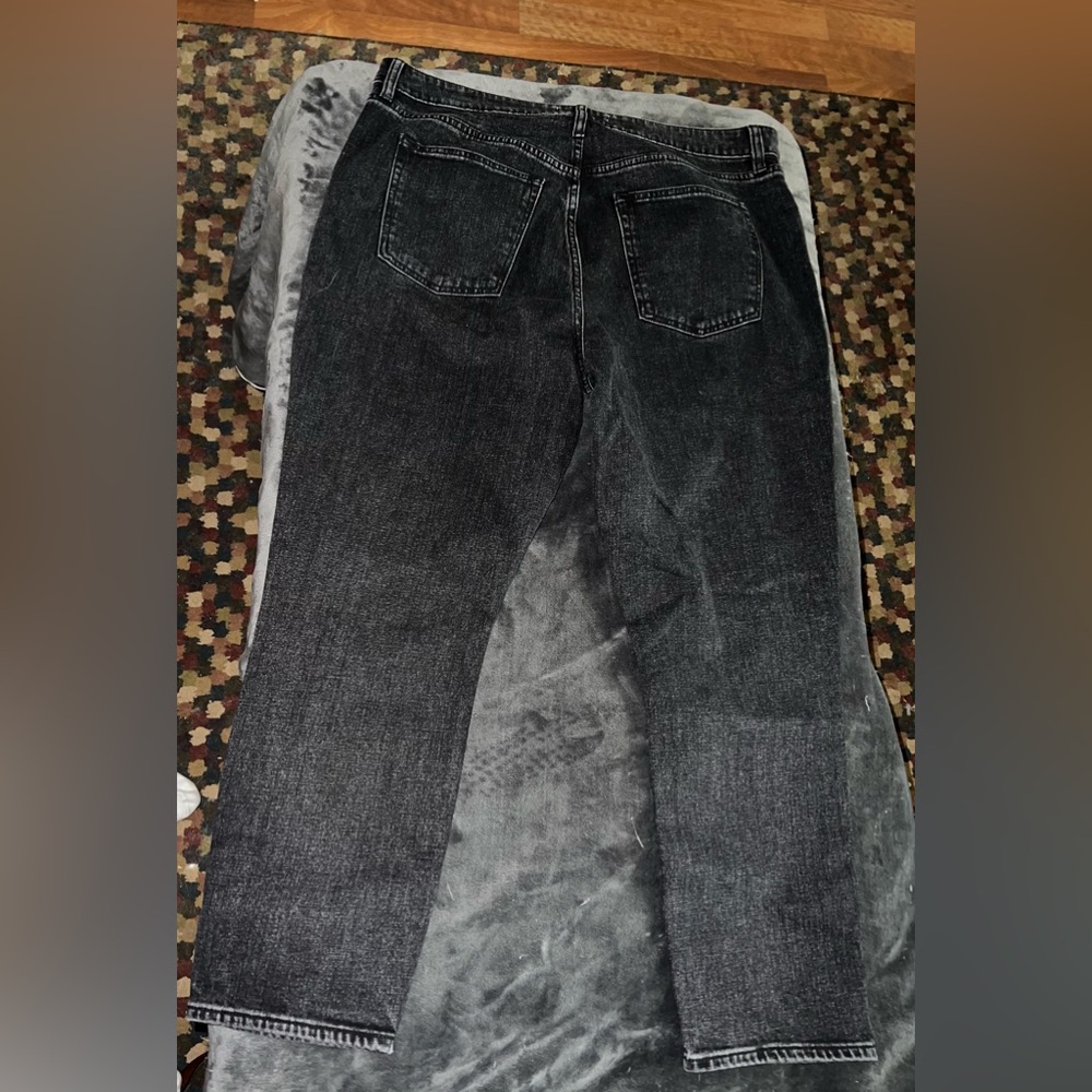 Abercrombie & Fitch Curve Love High Rise Skinny Jean in Black Size 16 (33) - Picture 13 of 13
